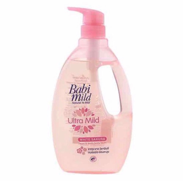 Sữa tắm cao cấp babi mild cho bé-800ml