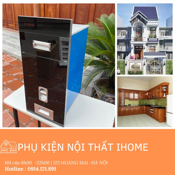 Thùng Gạo Thông Minh Mặt Gương 20kg