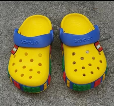 DEP SỤC CÁ SẤU MẪU LEGO CHO BÉ
