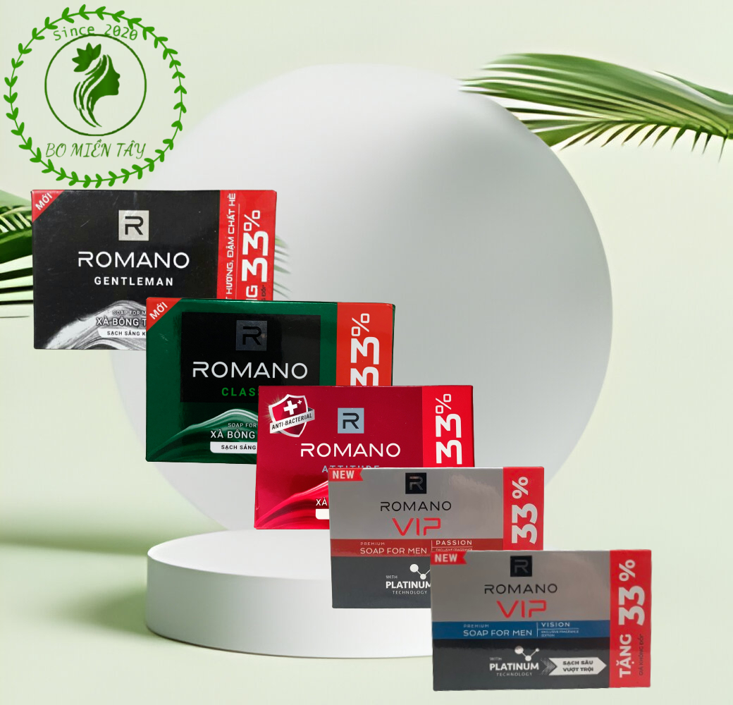 Xà bông cục romano 120g.