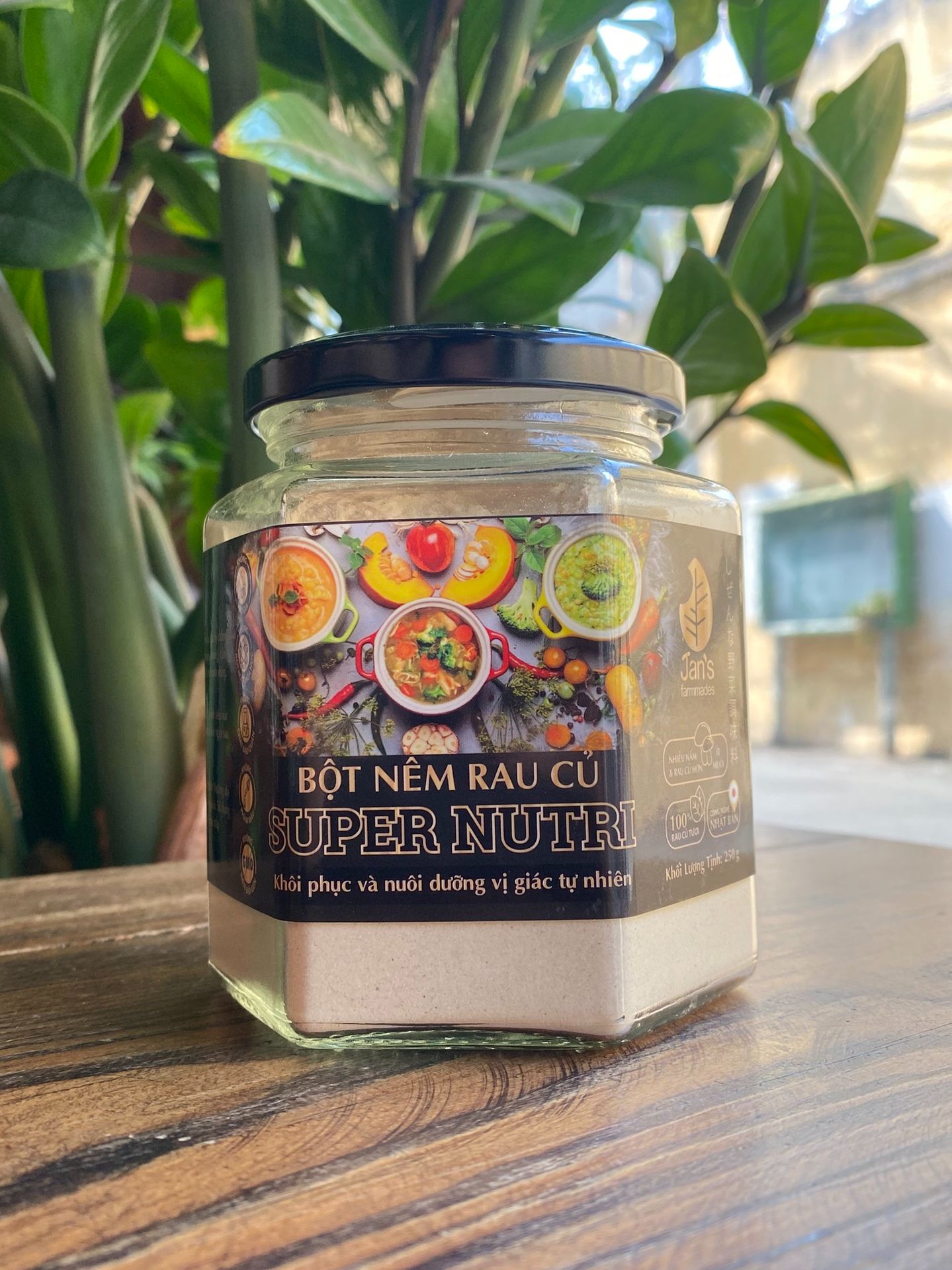 Bột nêm rau củ Super Nutri Jan's 250gr - Leafhouse hcm