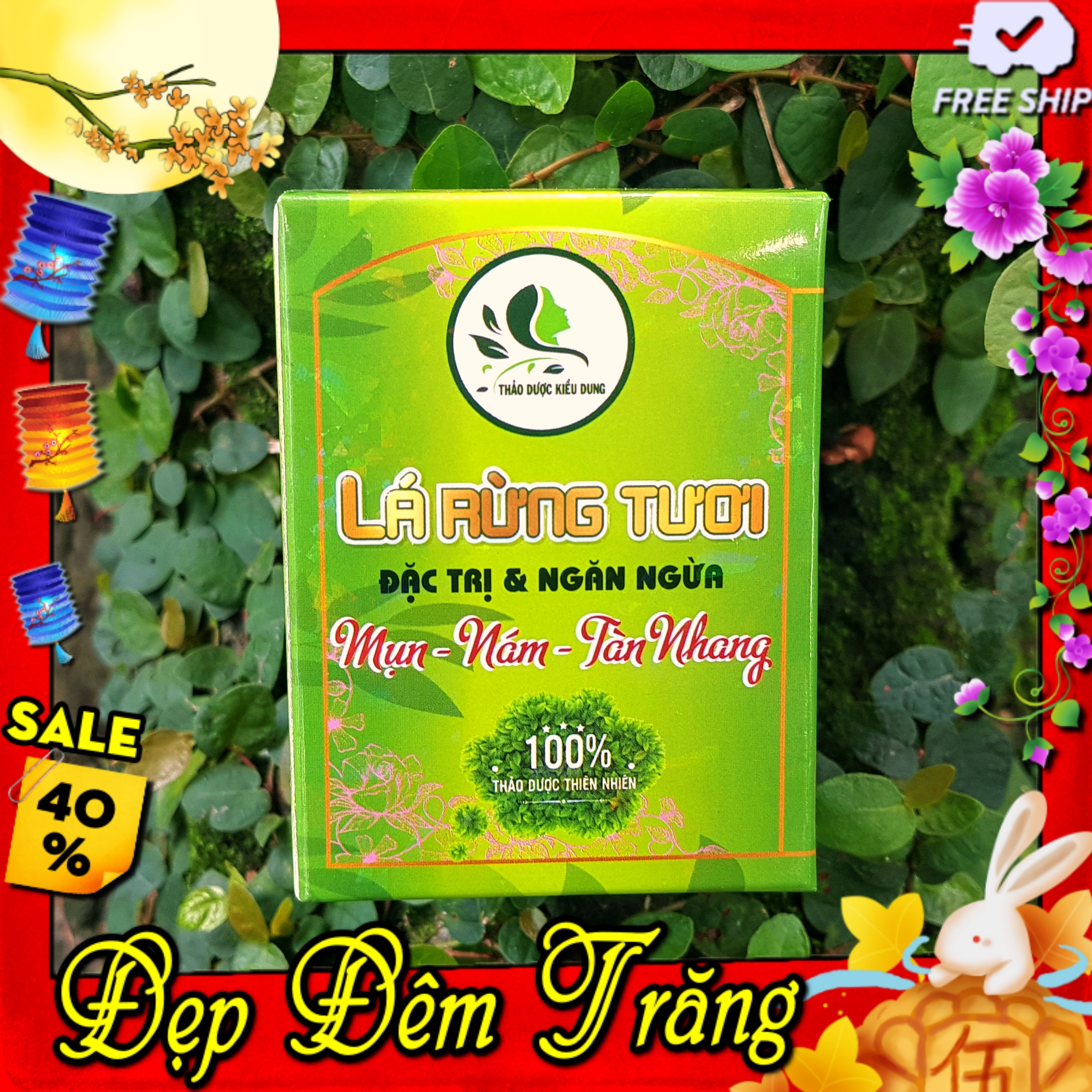 Lá rừng dân tộc đánh tan mụn,nám,tàn nhang