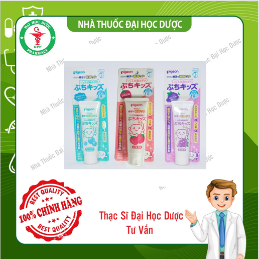 Kem đánh răng Pigeon cho bé từ 18 tháng