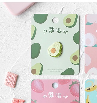 [HCM]Sticker Dán Ủi Quần Áo Trái Bơ 22x28mm Dễ Thương