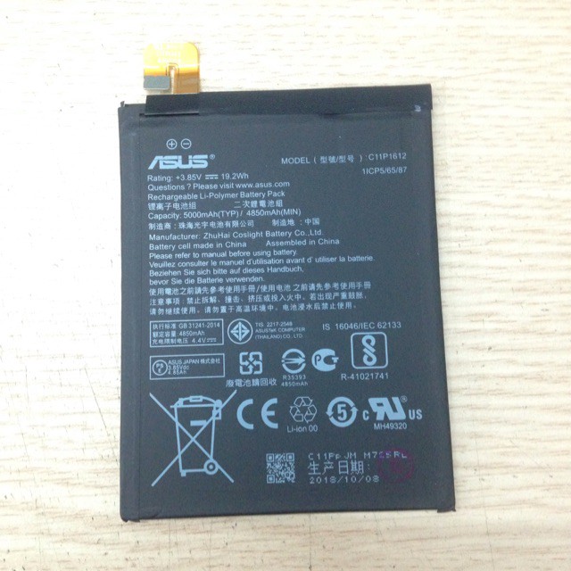 Thay pin asus zenfone 4 max pro zc554kl