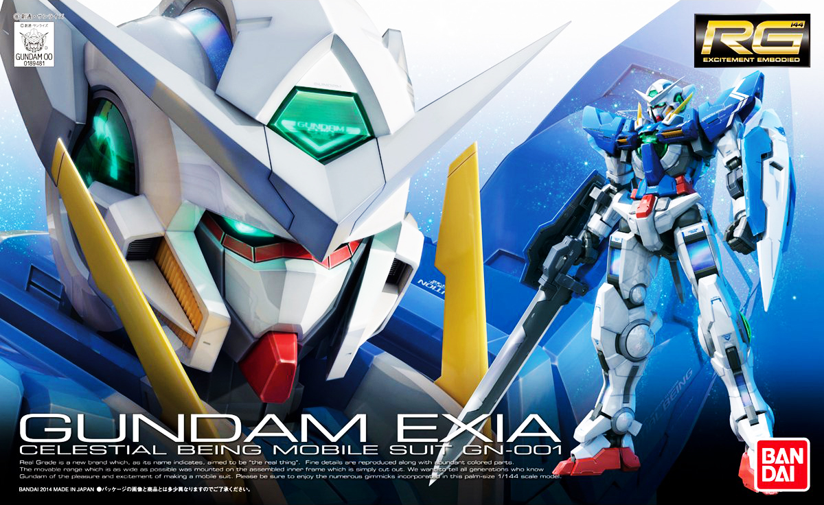 Mô hình lắp ráp Gundam Bandai RG 15 Gundam Exia