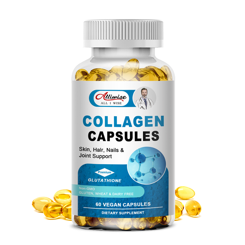 Collagen và Vitamin C viên nang bổ sung glutathione và biotin để chống oxy