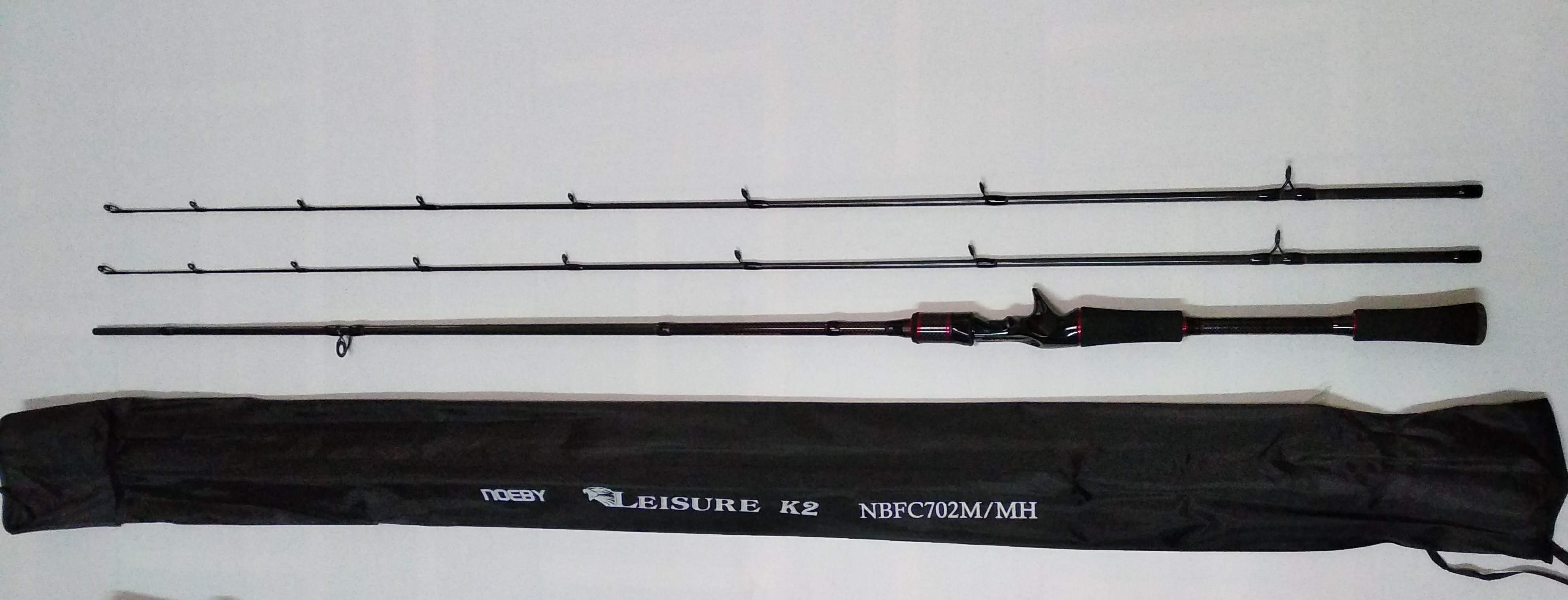 Cần câu cá noeby leisure k2 nbfc702m/mh - 2.13m - máy ngang