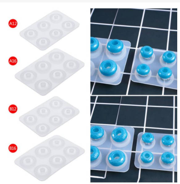 Khuôn resin hạt charm trơn 16mm - trường thịnh sài gòn