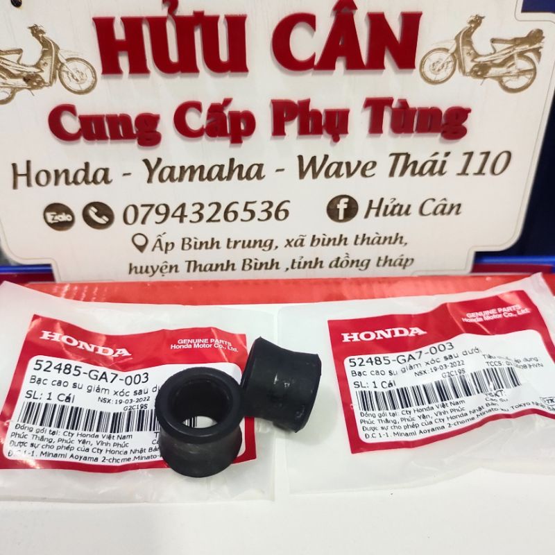 Cao su 1 cặp chân phuộc sau trên dưới chính hãng Honda