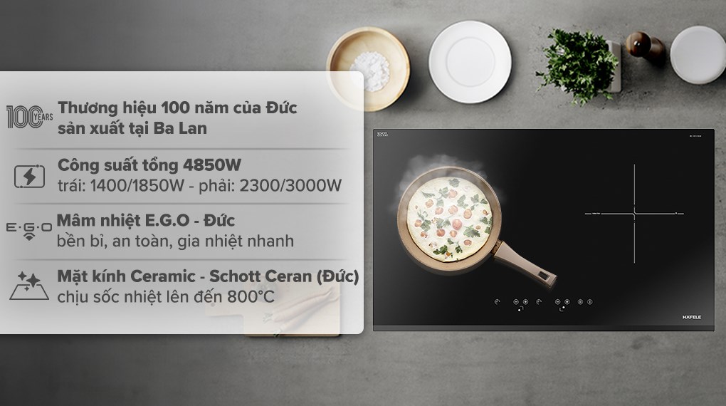 Bếp từ đôi lắp âm Hafele HC-IS772EA (535.02.222) (Thương hiệu Đức, SX Ba Lan, thanh lý xả kho giá rẻ, bảo hành chính hãng)