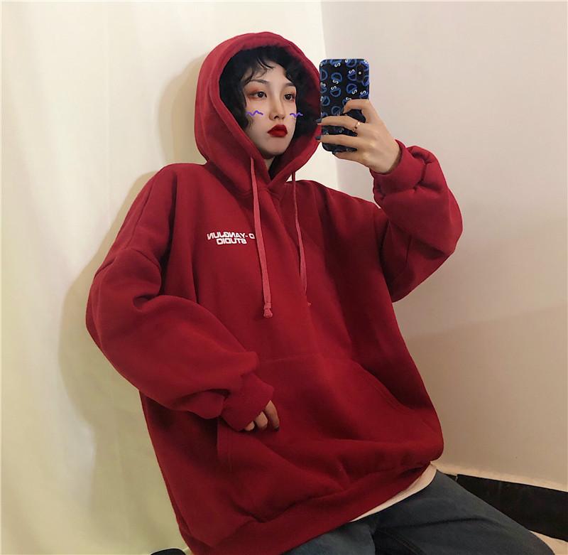 [HCM]Áo Hoodies Nỉ Ngoại  Form rộng  freesize tới 90kg bận thoải mái PE022