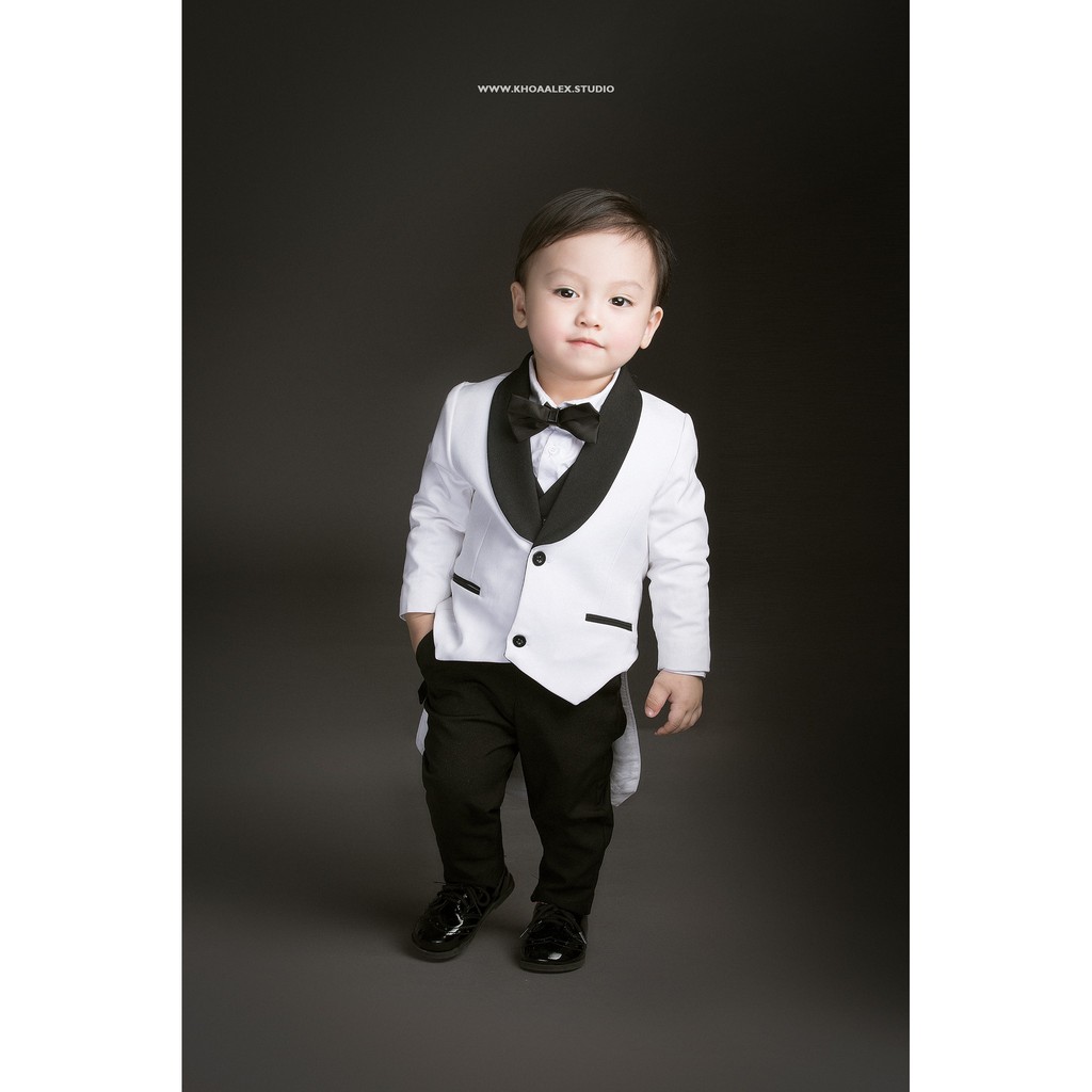 Set tuxedo cho bé trai - đẳng cấp quý ông nhí