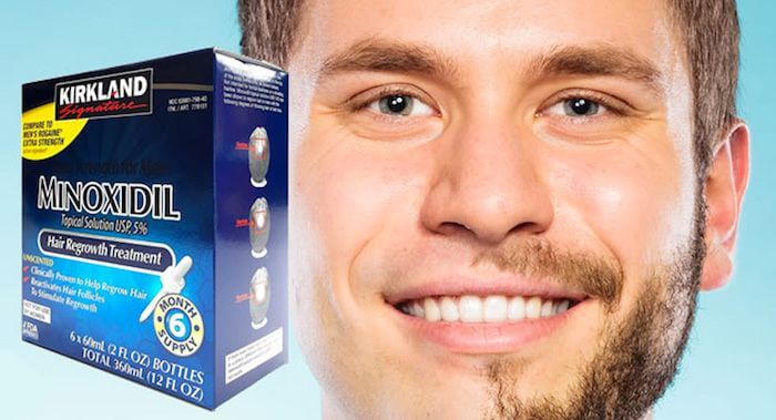 Bộ 2 Dung dịch mọc râu Kirkland Minoxidil 5% dạng lỏng
