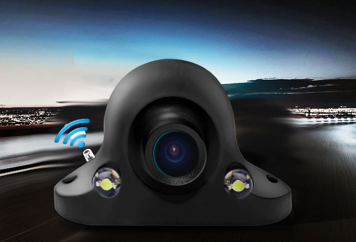 Camera cặp lề UFO dán gương chiếu hậu