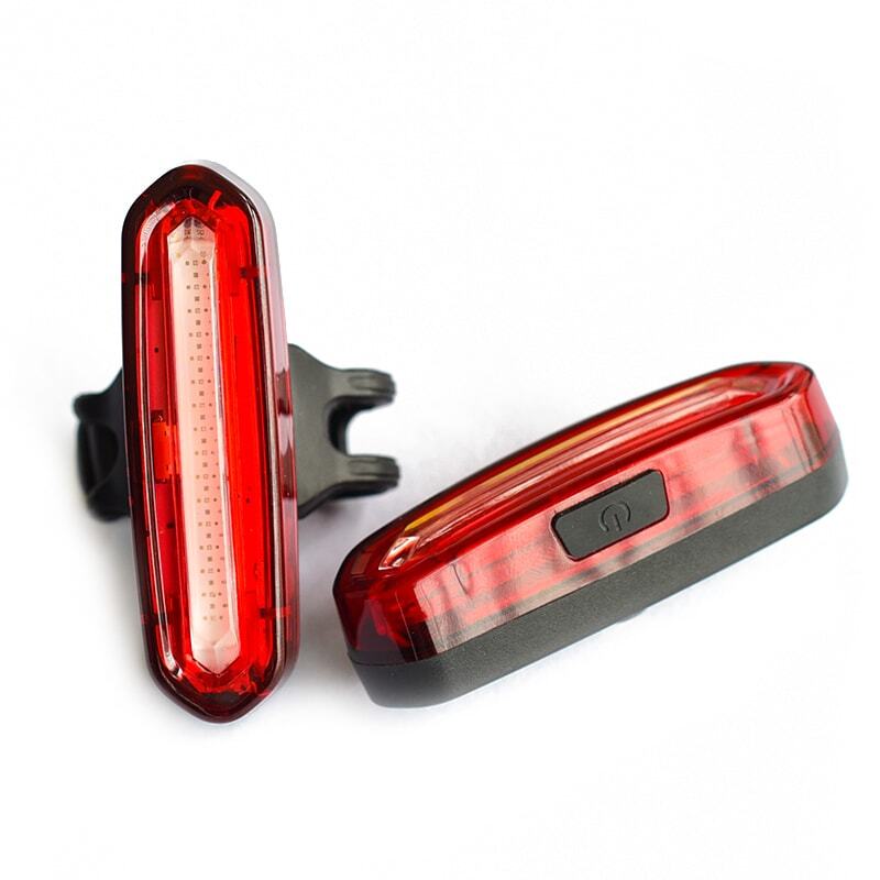 Đèn hậu xe đạp, pin sạc usb chống nước nqy