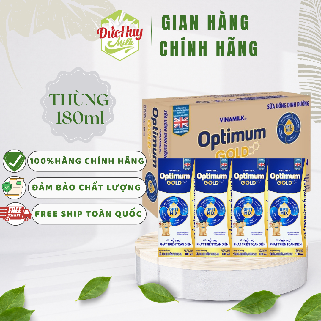 Thùng 48 hộp sữa bột pha sẵn Optimum Gold 110ml/180ml