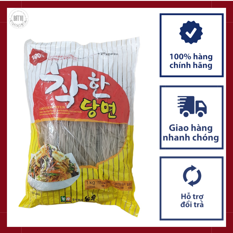 MIẾN KHÔ NONGWOO HÀN QUỐC 1KG LÀM MIẾN TRỘN, NHÚNG LẨU- SIÊU RẺ