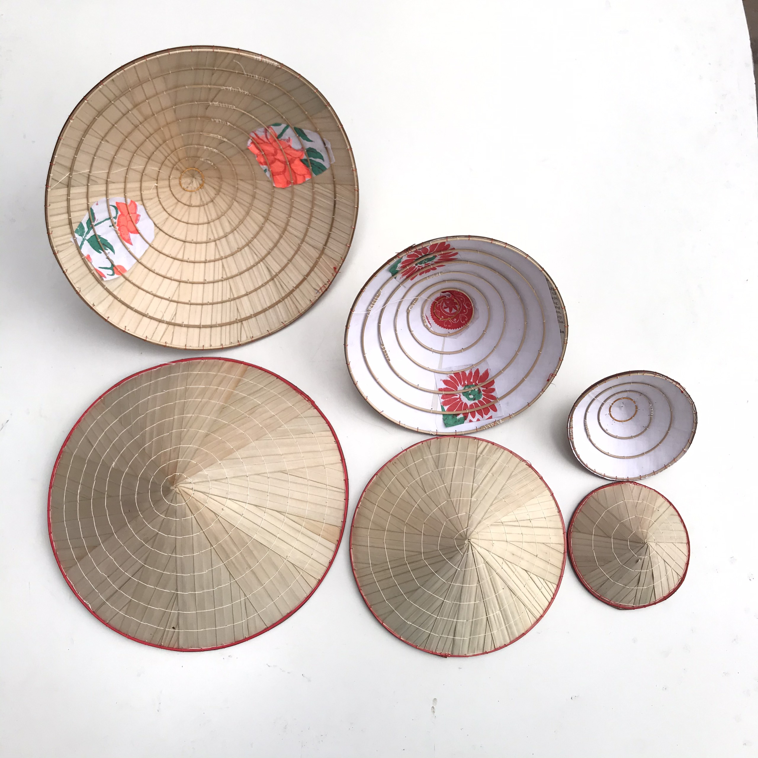 Nón lá mini decor trang trí làm mẹt treo Tết nhiều kích cỡ
