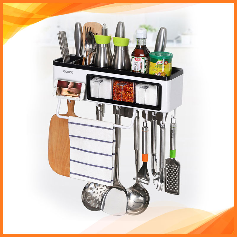 Kệ nhà bếp ecoco 3 hộp gia vị 9259
