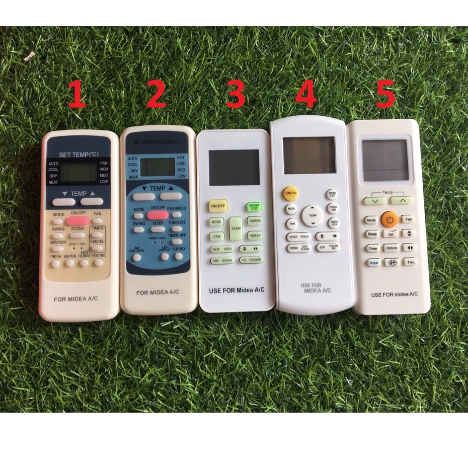 Điều Khiển điều hòa máy lạnh MIDEA - Remote media hàng tốt 100%
