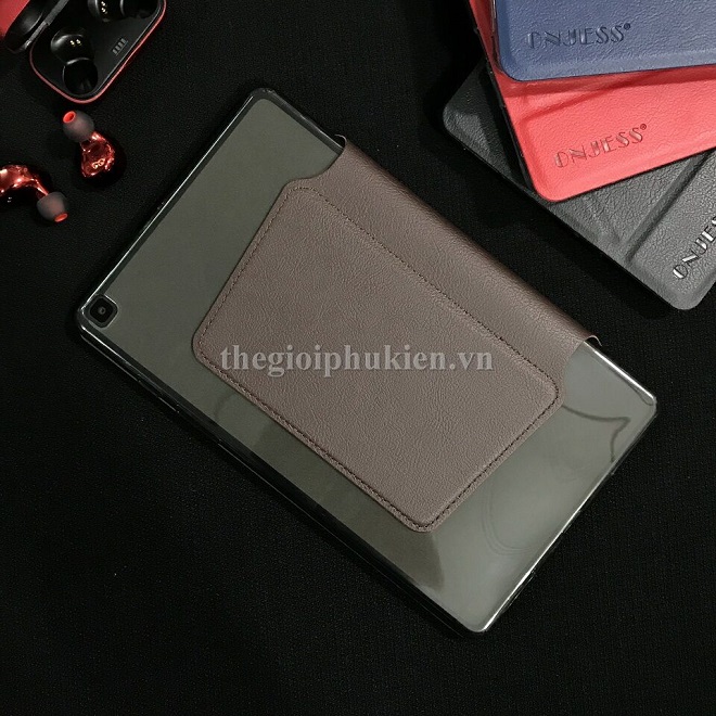 Bộ Bao da +kính cường lực Samsung Galaxy Tab S6 Lite P615 chính hãng ONJESS lưng silicon