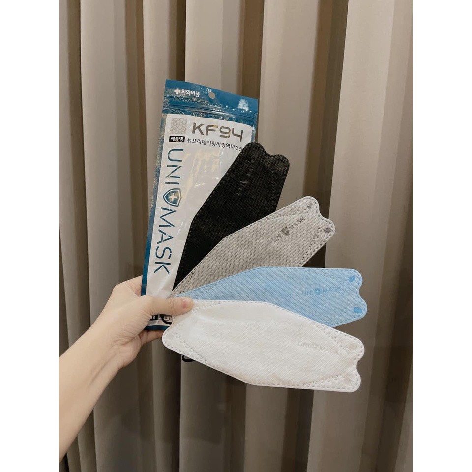 Combo 50 chiếc khẩu trang 4D KF94 Unimask 4 lớp kháng khuẩn