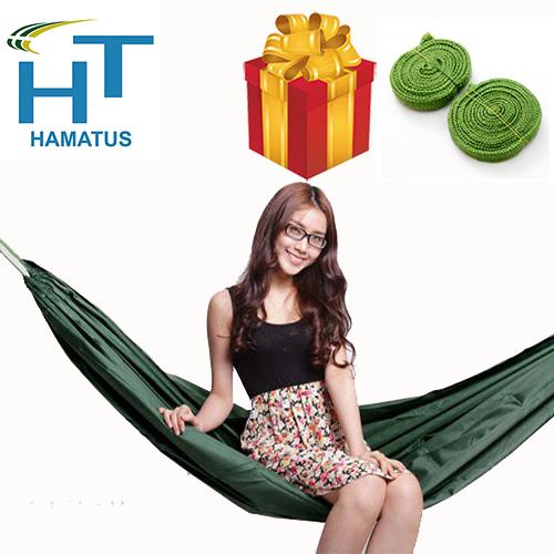[HCM]Võng dù cá sấu 2 lớp tặng kèm 5m dây dù