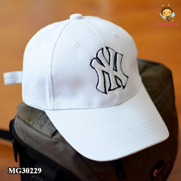 [HCM]Nón kết/ Mũ lưỡi trai NY New York( Trắng)
