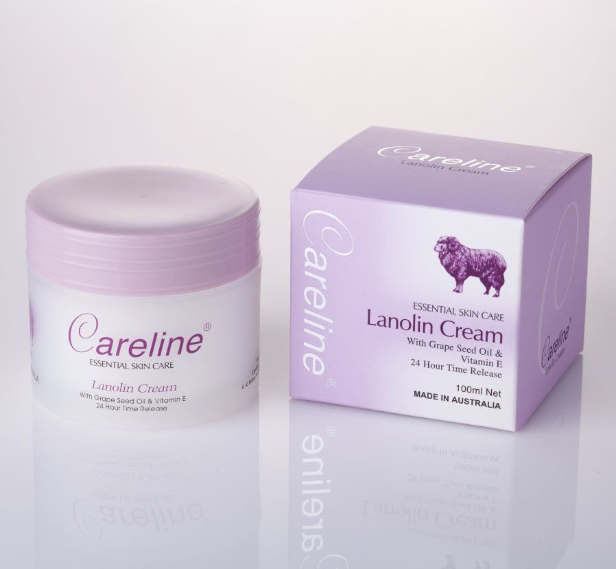 [HCM]Kem Nhau Thai Cừu Úc Careline Lanolin Cream (hộp tím) 100ml(được bán bởi Shop Hàng Ngoại Kamie)