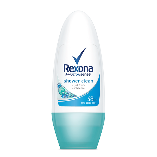 Lăn khử mùi Rexona Shower Clean hương Tươi mát chai 50ml