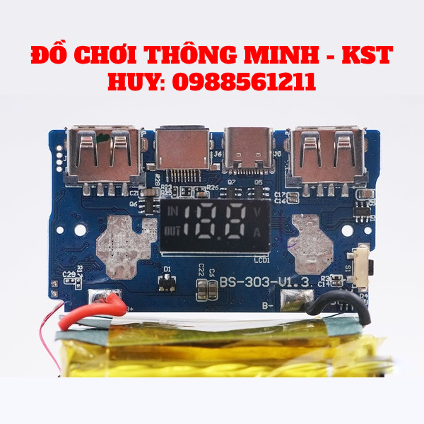 Mạch Sạc Dự Phòng Siêu Xịn Sò - Mạch bóc từ box pin dự phòng Baseus BS-30KP303 30000mAh
