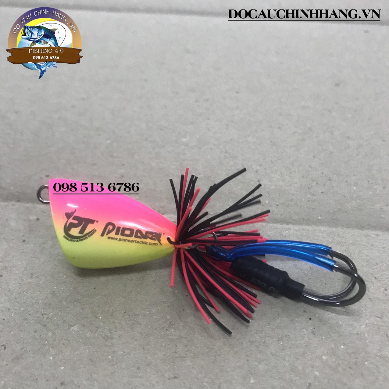 Mồi lure nhái nhẩy pioneer hàng công ty siêu nhậy cá