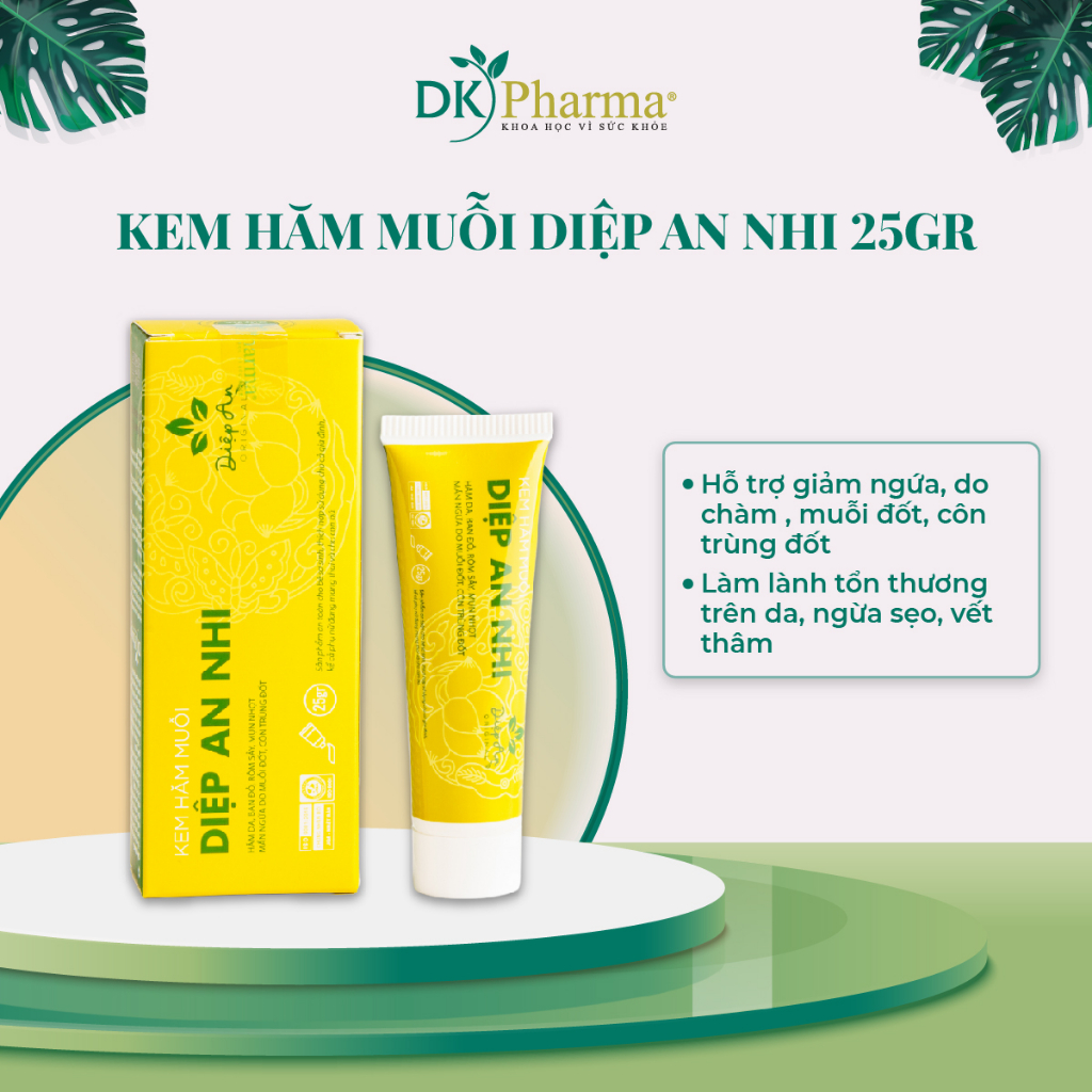 Kem hăm muỗi Diệp An Nhi 25g làm lành tổn thương trên da, ngừa sẹo - DK Pharma - Sản phẩm chăm sóc cơ thể khác | TheFaceHolic.com