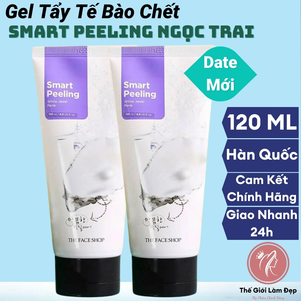 Gel kem tẩy tế bào chết da mặt ngọc trai toàn thân Hàn Quốc Peeling gel body face scrub mỹ phẩm chính hãng 120gram nam nữ,tay te bao chet ttbc chăm sóc pell dưỡng trắng ẩm da dầu mụn skincare tuổi dạy thì học sinh chuyên sâu sản phẩm spa-Thế Giới Làm Đẹp