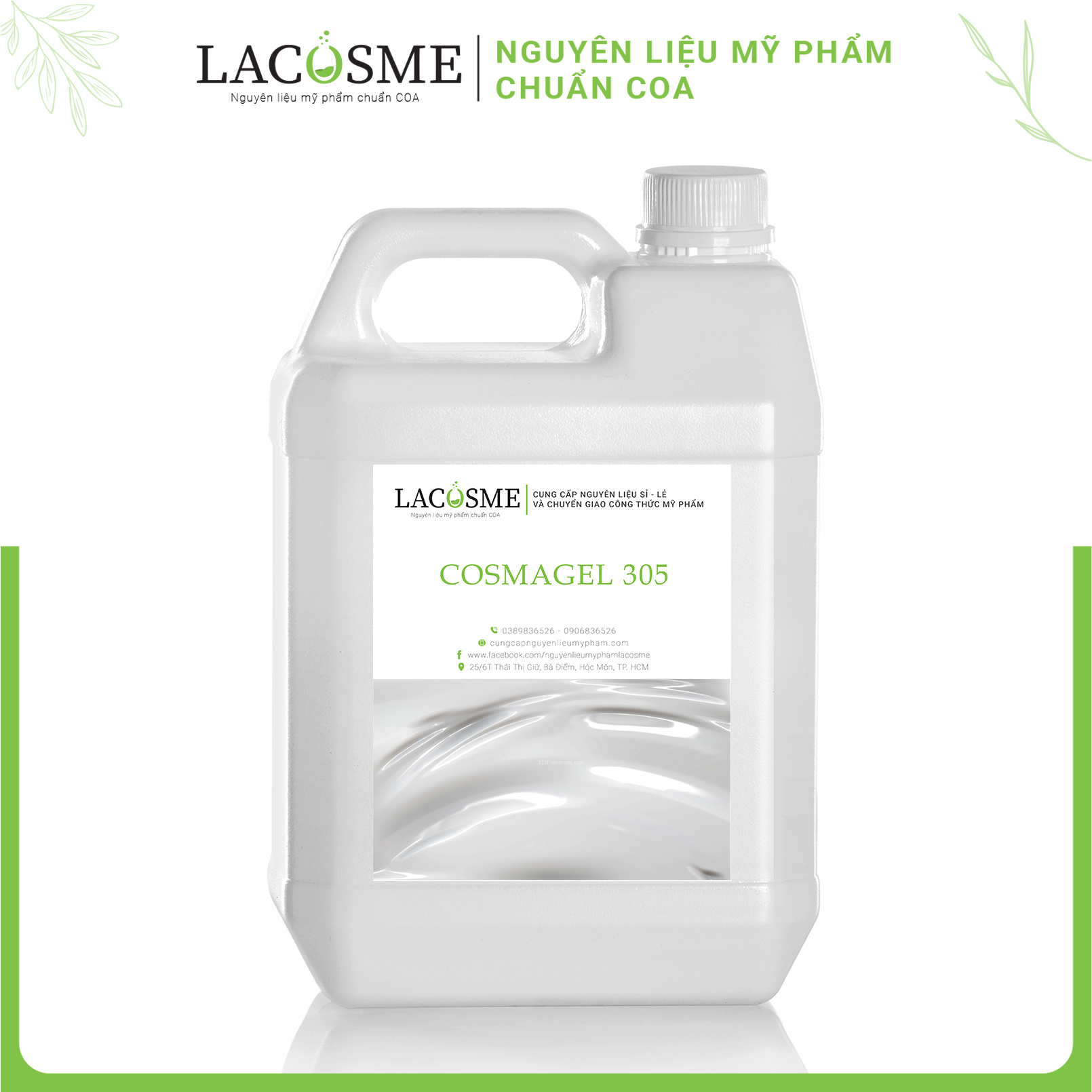 1KG Nguyên liệu mỹ phẩm Cosmagel 305 nhũ hoá