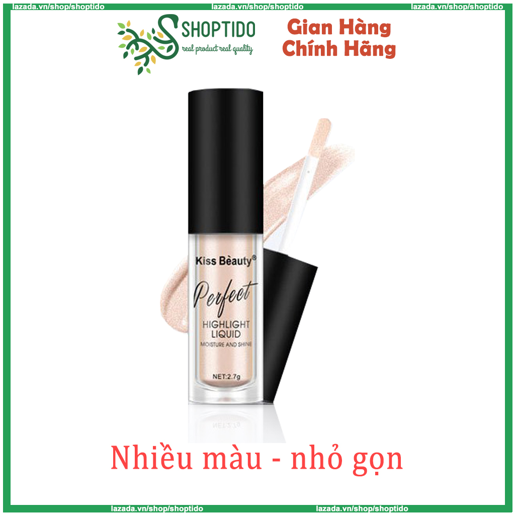 Nhũ mắt Kiss Beauty Perfect Highlight Liquid 2 in 1 NPP Shoptido
