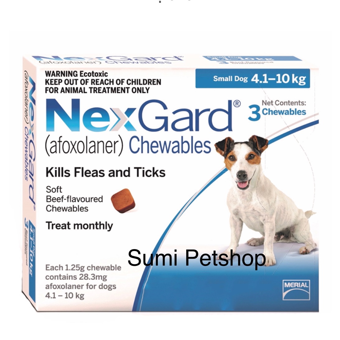 (1 tablet) Nexgard tri Ve rận bọ chét cho chó mèo 4-10kg, chất lượng đảm bảo an toàn đến sức khỏe người sử dụng, cam kết hàng đúng mô tả
