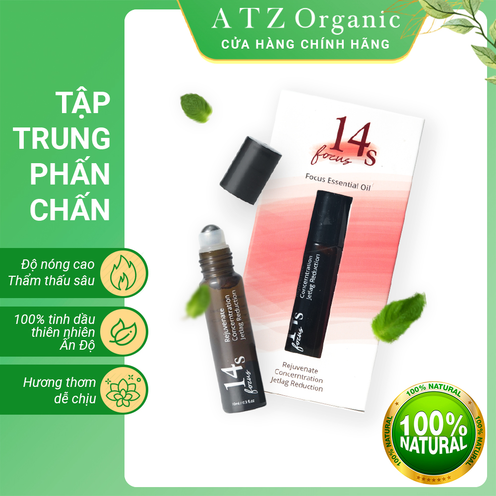 Combo 6 Tinh Dầu Lăn 14S Focus đau đầu tăng độ tập trung