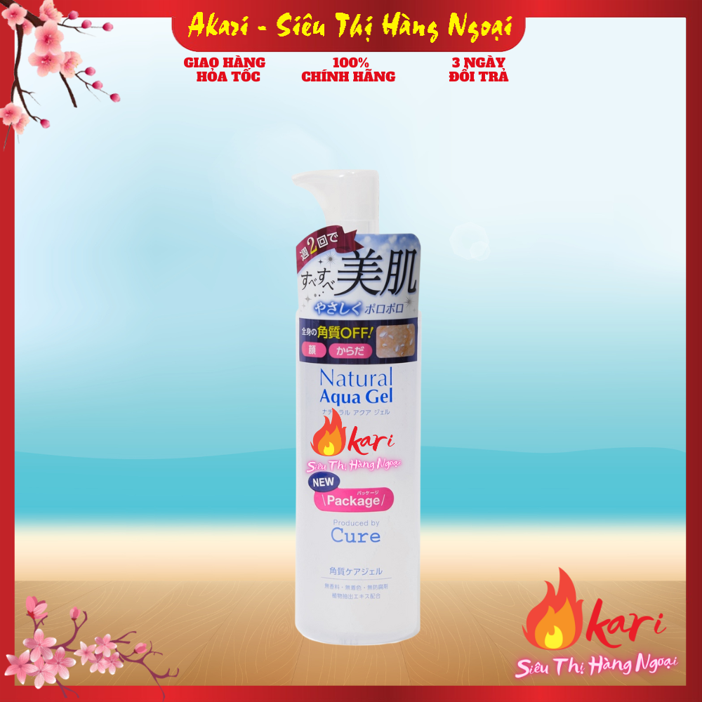 Tẩy tế bào chết cure natural aqua gel 250g nhật bản