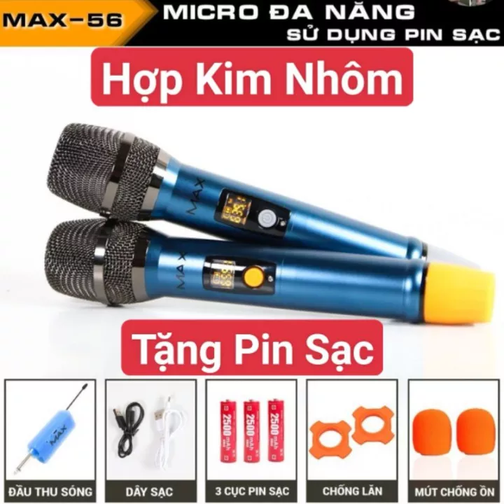 micro không dây, mic karaoke, micro karaoke, micro khong day - Micro MAX-39 Karaoke Không Dây Giá Rẻ, Chất Lượng Âm Thanh Sống Động , Dùng Cho Amly - Loa Kéo…Hát Cực Nhạy, Chống Hú Rít Tốt‎, Hát Nhẹ Và Êm, Chất Lượng Âm Thanh Sống Động.