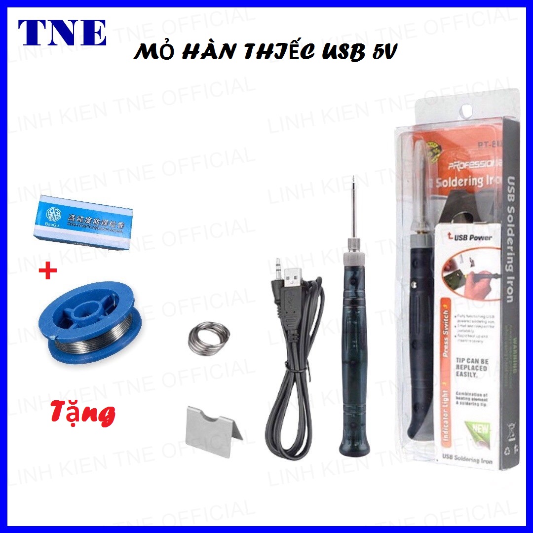 Mỏ hàn mini đầu cắm USB 5V siêu tiện lợi
