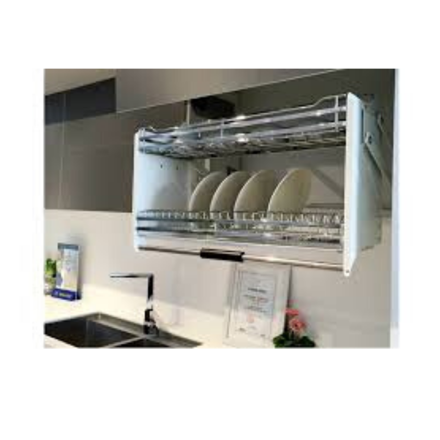 Giá bát đĩa nâng hạ inox 304 Eurogold EVI170-QUANG VINH