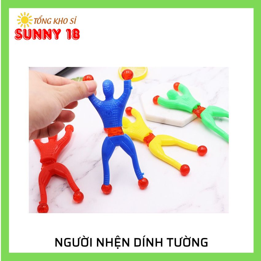 Đồ chơi người nhện lao dính tường độc đáo cho bé.