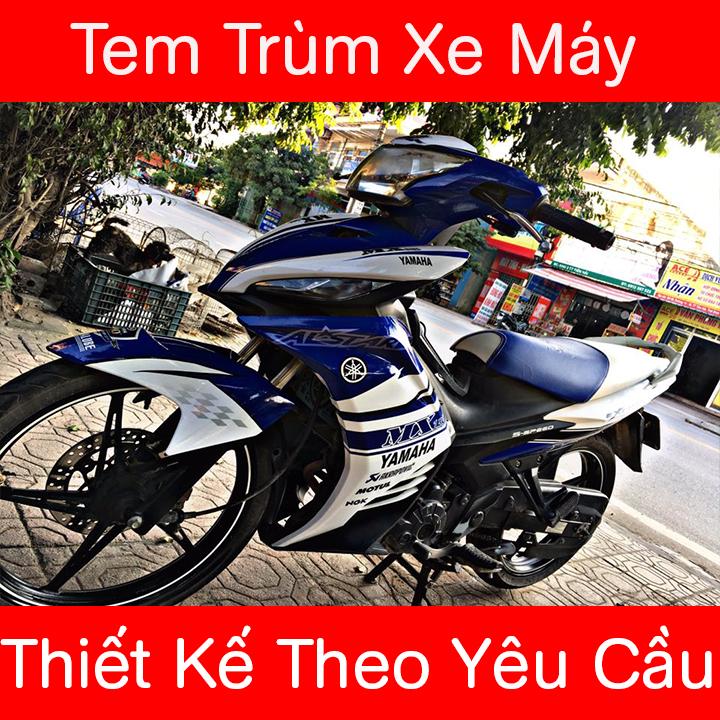 Tem trùm Exciter 135 Xanh Trắng
