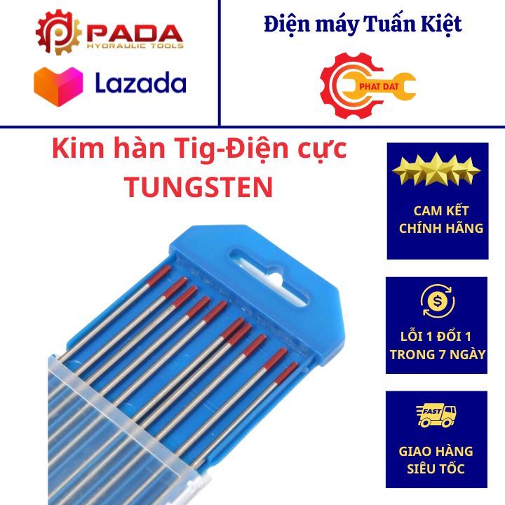 Kim hàn tig-điện cực tungsten-1.6mm-2.0mm-2.4mm tùy chọn