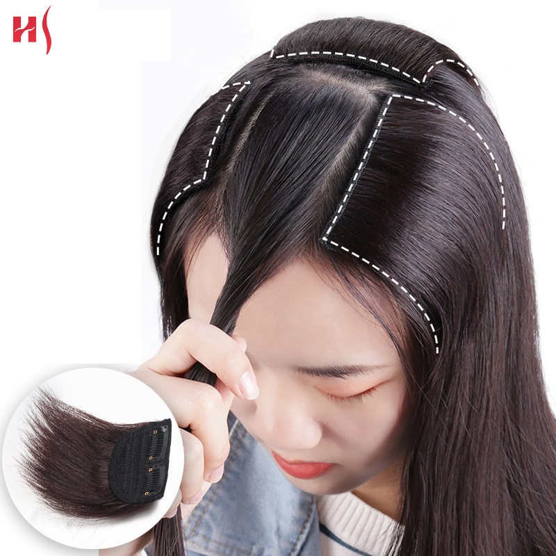 Tóc giả kẹp phồng mái đẹp chất tóc hàn quốc hàng loại 1 - GIÁ 1 CHIẾC Dài 15cm