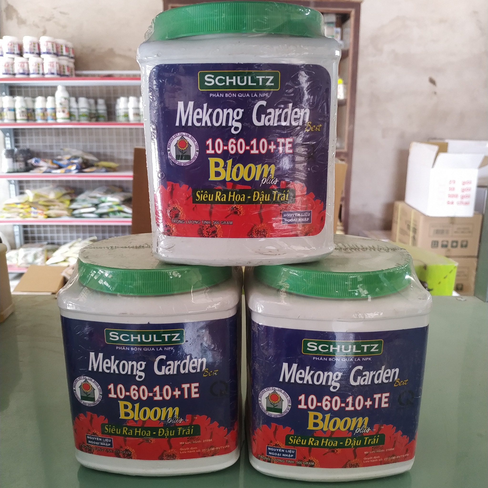 Phân bón NPK 10.60.10 TE 500gr