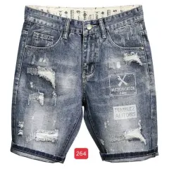 [HCM]Quần short jean nam rách - quần jean ngố nam họa tiết - quần short nam co giãn thời trang phong cách binstore94 mq264
