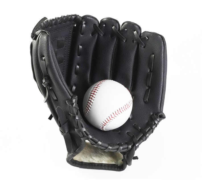 Găng tay bóng Chày Trẻ Em bằng Da cao cấp màu Đen (9.5 Inch)